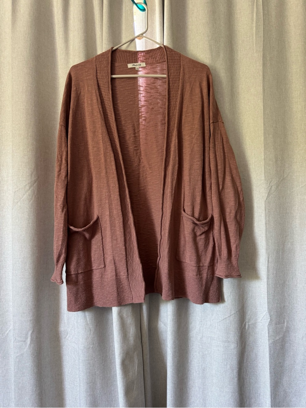 Madewell Dusty Rose Women's Cardigan Sweater